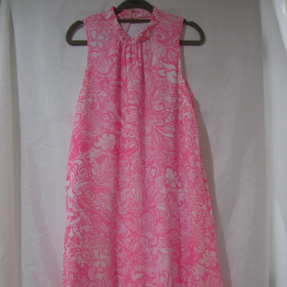 Lilly Pulitzer S Linda Dress Bunny Hop Rosette Trim